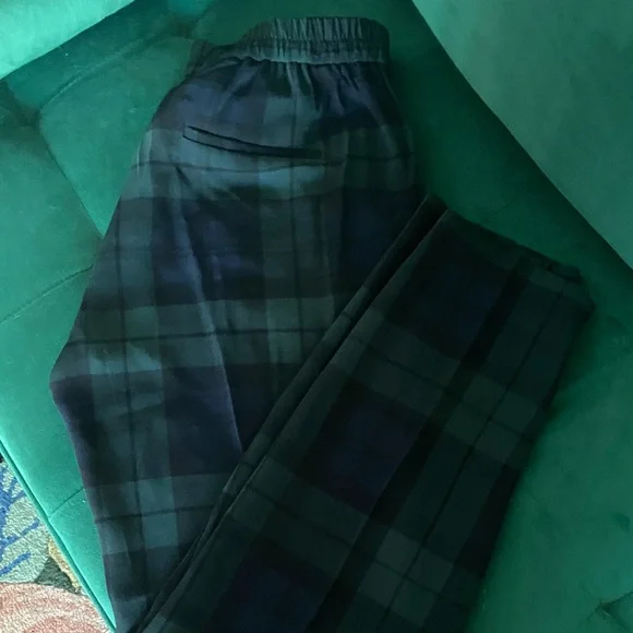 J. Crew Jamie Pant Black-watch Plaid 6T - Picture 1 of 4